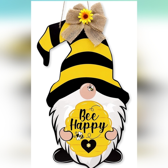 Bumble Bee Gnome Door sign - Picture 7 of 8